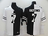 Nike 49ers 7 Colin Kaepernick Black And White Split Vapor Untouchable Limited Jersey Dzhi,baseball caps,new era cap wholesale,wholesale hats